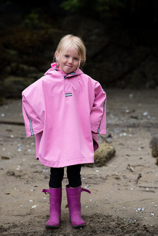 Rain Poncho - Pink 